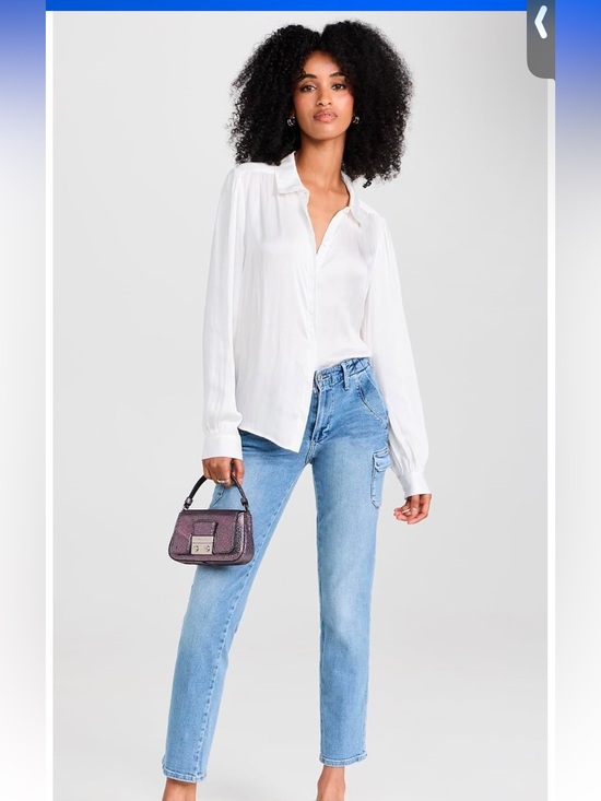 PAIGE Denim - PAIGE Drew Cargo jeans in suli Blue Denim Jeans  EUC